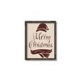 Picture of Merry Christmas _GroupedProduct_Rectangle_Portrait_Canvas_Framed_