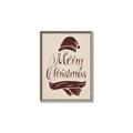 Picture of Merry Christmas _GroupedProduct_Rectangle_Portrait_Canvas_Framed_