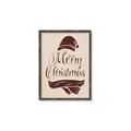 Picture of Merry Christmas _GroupedProduct_Rectangle_Portrait_Canvas_Framed_