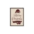 Picture of Merry Christmas _GroupedProduct_Rectangle_Portrait_Canvas_Framed_