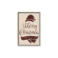 Picture of Merry Christmas _GroupedProduct_Rectangle_Portrait_Canvas_Framed_