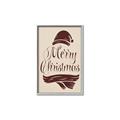 Picture of Merry Christmas _GroupedProduct_Rectangle_Portrait_Canvas_Framed_
