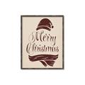 Picture of Merry Christmas _GroupedProduct_Rectangle_Portrait_Canvas_Framed_