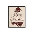 Picture of Merry Christmas _GroupedProduct_Rectangle_Portrait_Canvas_Framed_