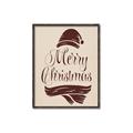 Picture of Merry Christmas _GroupedProduct_Rectangle_Portrait_Canvas_Framed_