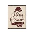 Picture of Merry Christmas _GroupedProduct_Rectangle_Portrait_Canvas_Framed_