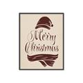 Picture of Merry Christmas _GroupedProduct_Rectangle_Portrait_Canvas_Framed_