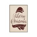 Picture of Merry Christmas _GroupedProduct_Rectangle_Portrait_Canvas_Framed_
