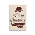 Picture of Merry Christmas _GroupedProduct_Rectangle_Portrait_Canvas_Framed_