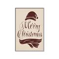 Picture of Merry Christmas _GroupedProduct_Rectangle_Portrait_Canvas_Framed_