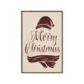 Picture of Merry Christmas _GroupedProduct_Rectangle_Portrait_Canvas_Framed_