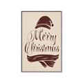 Picture of Merry Christmas _GroupedProduct_Rectangle_Portrait_Canvas_Framed_