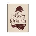 Picture of Merry Christmas _GroupedProduct_Rectangle_Portrait_Canvas_Framed_