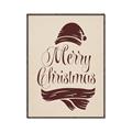 Picture of Merry Christmas _GroupedProduct_Rectangle_Portrait_Canvas_Framed_
