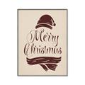 Picture of Merry Christmas _GroupedProduct_Rectangle_Portrait_Canvas_Framed_
