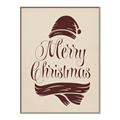 Picture of Merry Christmas _GroupedProduct_Rectangle_Portrait_Canvas_Framed_