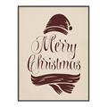 Picture of Merry Christmas _GroupedProduct_Rectangle_Portrait_Canvas_Framed_