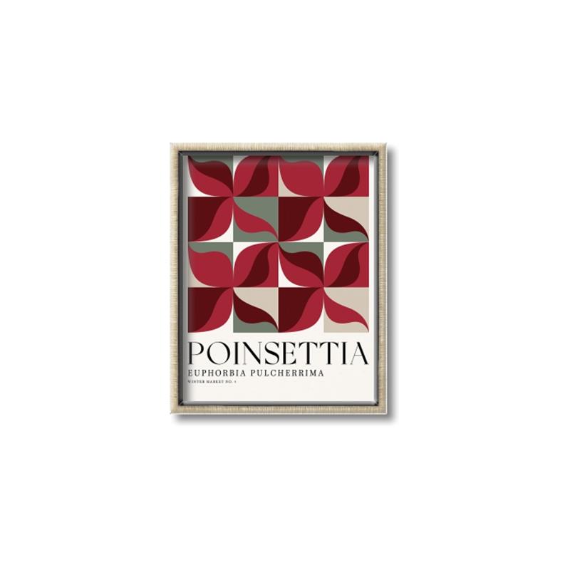 Picture of Poinsettia _GroupedProduct_Rectangle_Portrait_Canvas_Framed_