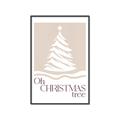 Picture of Oh Christmas Tree II _GroupedProduct_Rectangle_Portrait_Canvas_Framed_