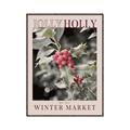 Picture of Holly Jolly Winter Market _GroupedProduct_Rectangle_Portrait_Canvas_Framed_