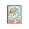Picture of Gingerbread Martini _GroupedProduct_Rectangle_Portrait_Canvas_Framed_