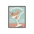 Picture of Gingerbread Martini _GroupedProduct_Rectangle_Portrait_Canvas_Framed_