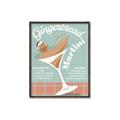 Picture of Gingerbread Martini _GroupedProduct_Rectangle_Portrait_Canvas_Framed_