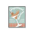 Picture of Gingerbread Martini _GroupedProduct_Rectangle_Portrait_Canvas_Framed_