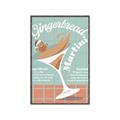 Picture of Gingerbread Martini _GroupedProduct_Rectangle_Portrait_Canvas_Framed_