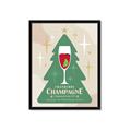 Picture of Holiday Cranberry Champagne _GroupedProduct_Rectangle_Portrait_Framed_Matted_
