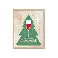 Picture of Holiday Cranberry Champagne _GroupedProduct_Rectangle_Portrait_Framed_Matted_