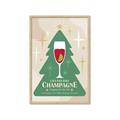 Picture of Holiday Cranberry Champagne _GroupedProduct_Rectangle_Portrait_Framed_Matted_