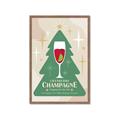 Picture of Holiday Cranberry Champagne _GroupedProduct_Rectangle_Portrait_Framed_Matted_