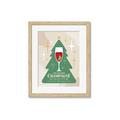 Picture of Holiday Cranberry Champagne _GroupedProduct_Rectangle_Portrait_Framed_Matted_