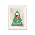 Picture of Holiday Cranberry Champagne _GroupedProduct_Rectangle_Portrait_Framed_Matted_