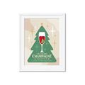 Picture of Holiday Cranberry Champagne _GroupedProduct_Rectangle_Portrait_Framed_Matted_