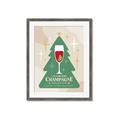 Picture of Holiday Cranberry Champagne _GroupedProduct_Rectangle_Portrait_Framed_Matted_