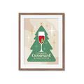 Picture of Holiday Cranberry Champagne _GroupedProduct_Rectangle_Portrait_Framed_Matted_