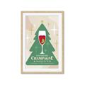 Picture of Holiday Cranberry Champagne _GroupedProduct_Rectangle_Portrait_Framed_Matted_