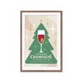 Picture of Holiday Cranberry Champagne _GroupedProduct_Rectangle_Portrait_Framed_Matted_