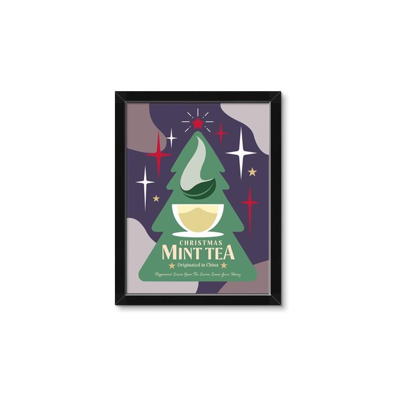 Picture of Christmas Mint Tea _GroupedProduct_Rectangle_Portrait_Framed_Matted_