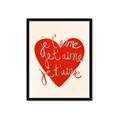 Picture of Je T'aime _GroupedProduct_Rectangle_Portrait_Framed_Matted_