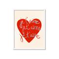 Picture of Je T'aime _GroupedProduct_Rectangle_Portrait_Framed_Matted_