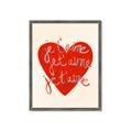 Picture of Je T'aime _GroupedProduct_Rectangle_Portrait_Framed_Matted_
