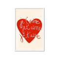 Picture of Je T'aime _GroupedProduct_Rectangle_Portrait_Framed_Matted_