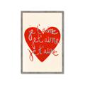 Picture of Je T'aime _GroupedProduct_Rectangle_Portrait_Framed_Matted_
