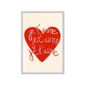 Picture of Je T'aime _GroupedProduct_Rectangle_Portrait_Framed_Matted_