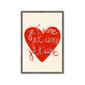 Picture of Je T'aime _GroupedProduct_Rectangle_Portrait_Framed_Matted_