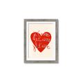 Picture of Je T'aime _GroupedProduct_Rectangle_Portrait_Framed_Matted_