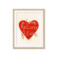 Picture of Je T'aime _GroupedProduct_Rectangle_Portrait_Framed_Matted_